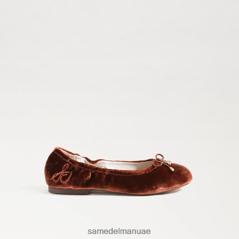 بني أحذية Sam Edelman أطفال شقة باليه فيليسيا 246L6T985