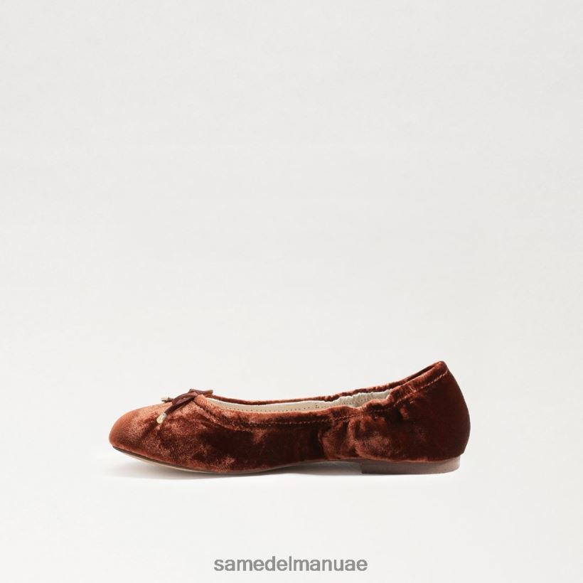 بني أحذية Sam Edelman أطفال شقة باليه فيليسيا 246L6T985