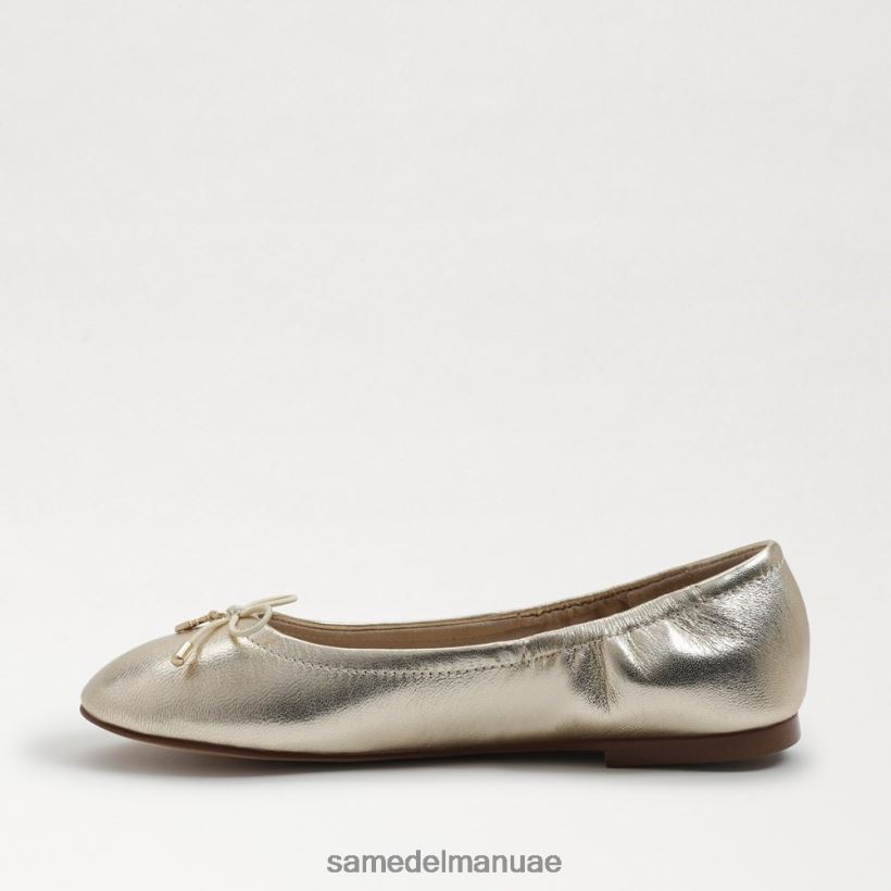 جلد أوراق الذهب أحذية Sam Edelman أطفال شقة باليه فيليسيا 246L6T993