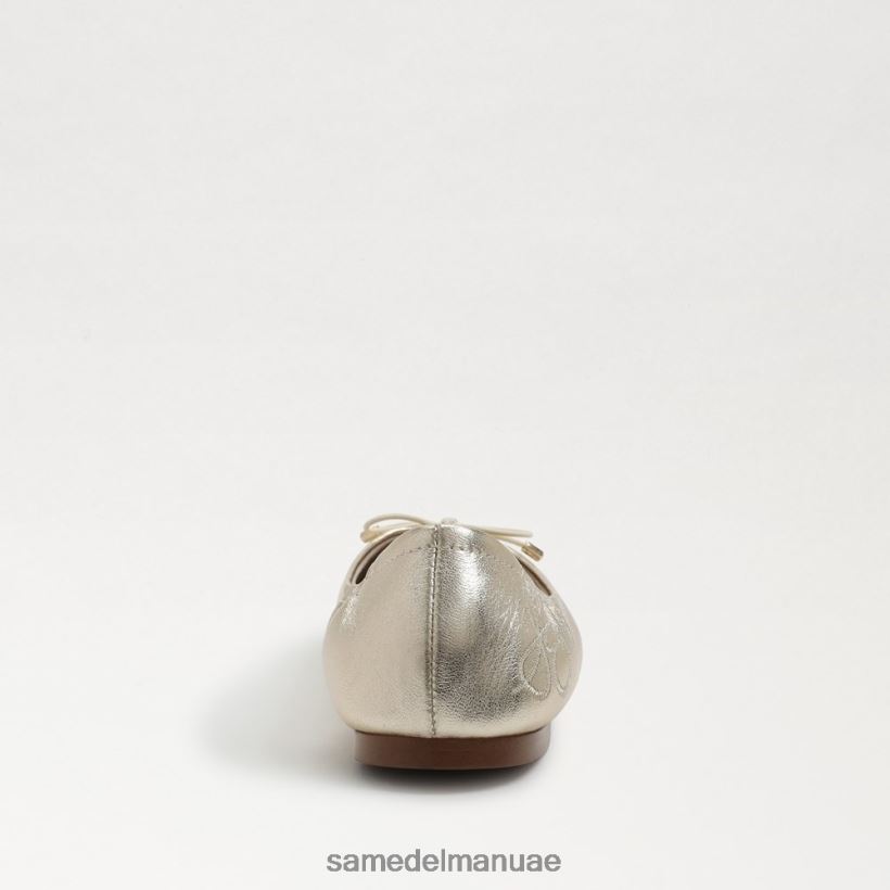 جلد أوراق الذهب أحذية Sam Edelman أطفال شقة باليه فيليسيا 246L6T993