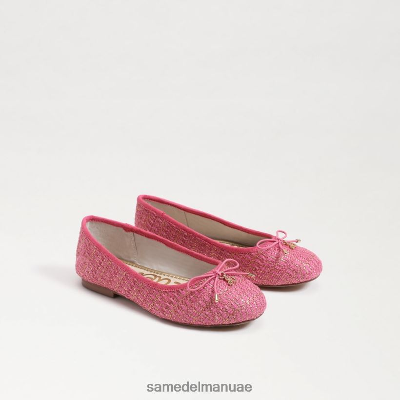 وردة وردية متعددة أحذية Sam Edelman أطفال شقة باليه فيليسيا 246L6T995