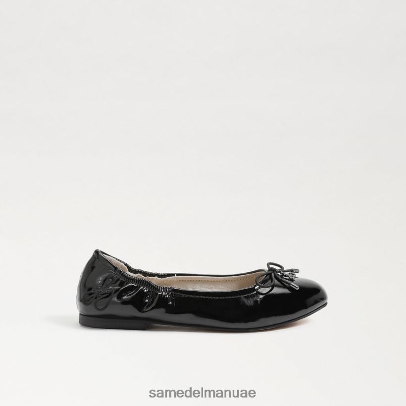 أسود براءة اختراع أحذية Sam Edelman أطفال شقة باليه فيليسيا 246L6T998