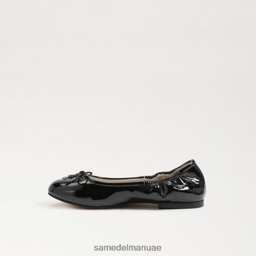 أسود براءة اختراع أحذية Sam Edelman أطفال شقة باليه فيليسيا 246L6T998