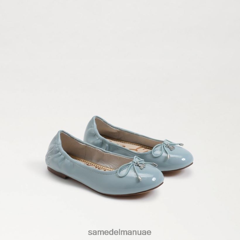 المد الأزرق أحذية Sam Edelman أطفال شقة باليه فيليسيا 246L6T999