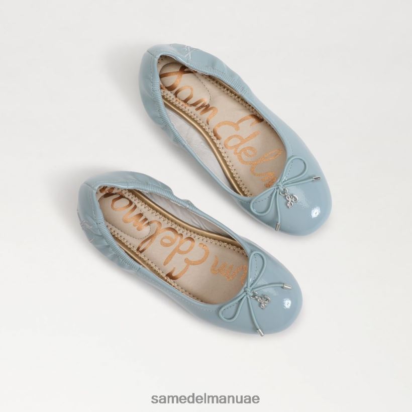 المد الأزرق أحذية Sam Edelman أطفال شقة باليه فيليسيا 246L6T999
