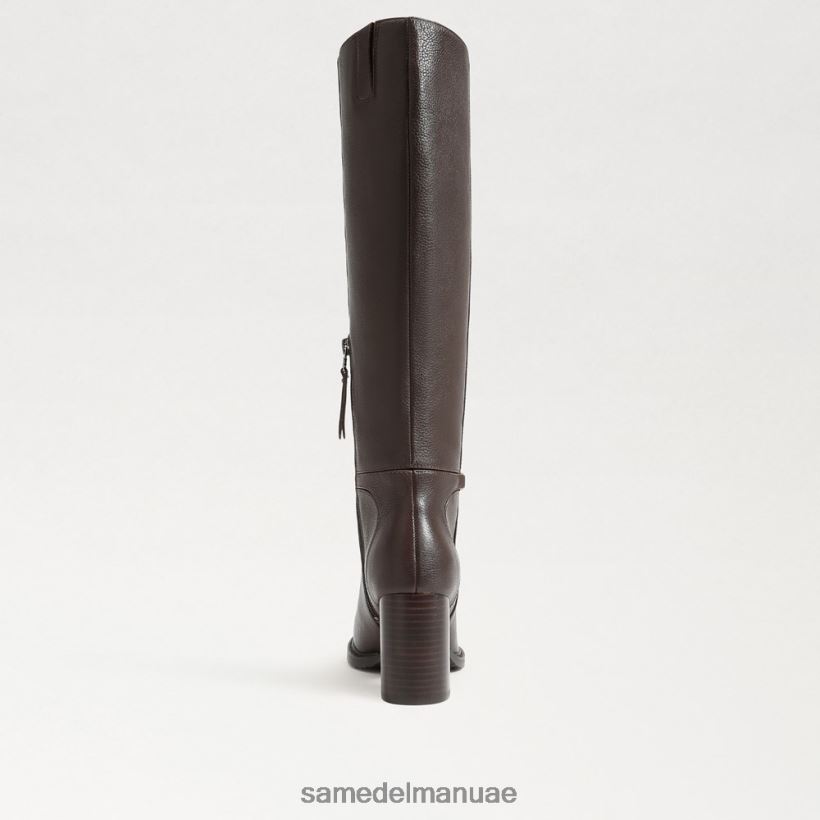 بني سابل أحذية Sam Edelman نحيف حذاء Elsy عالي الركبة 246L6T795