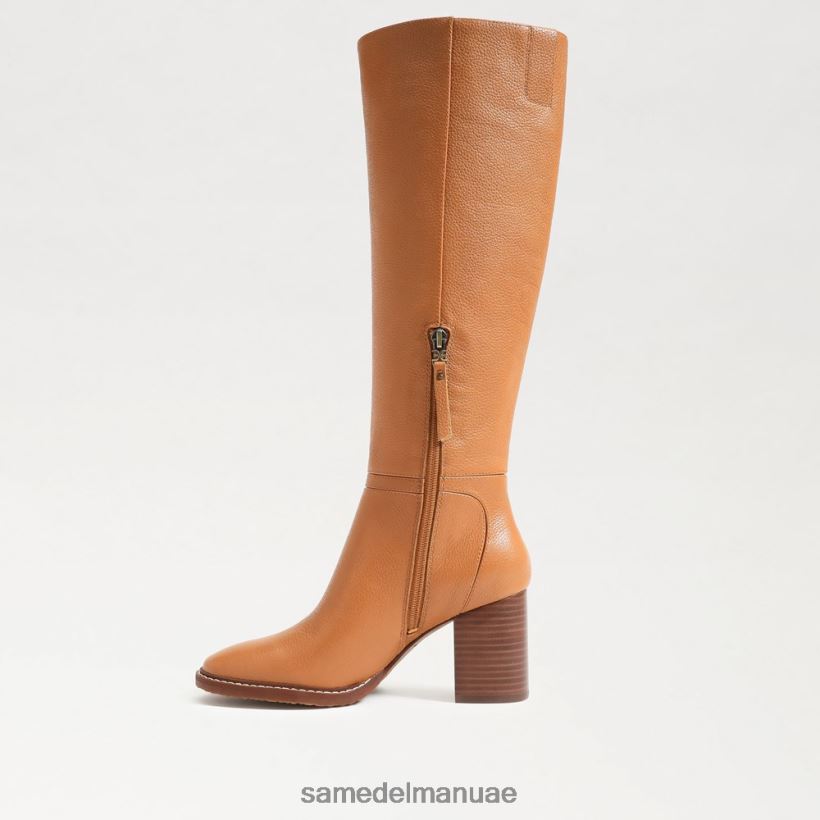 الكراميل أحذية Sam Edelman نحيف حذاء Elsy عالي الركبة 246L6T796