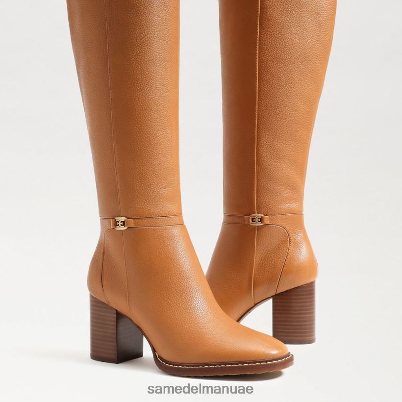الكراميل أحذية Sam Edelman نحيف حذاء Elsy عالي الركبة 246L6T796