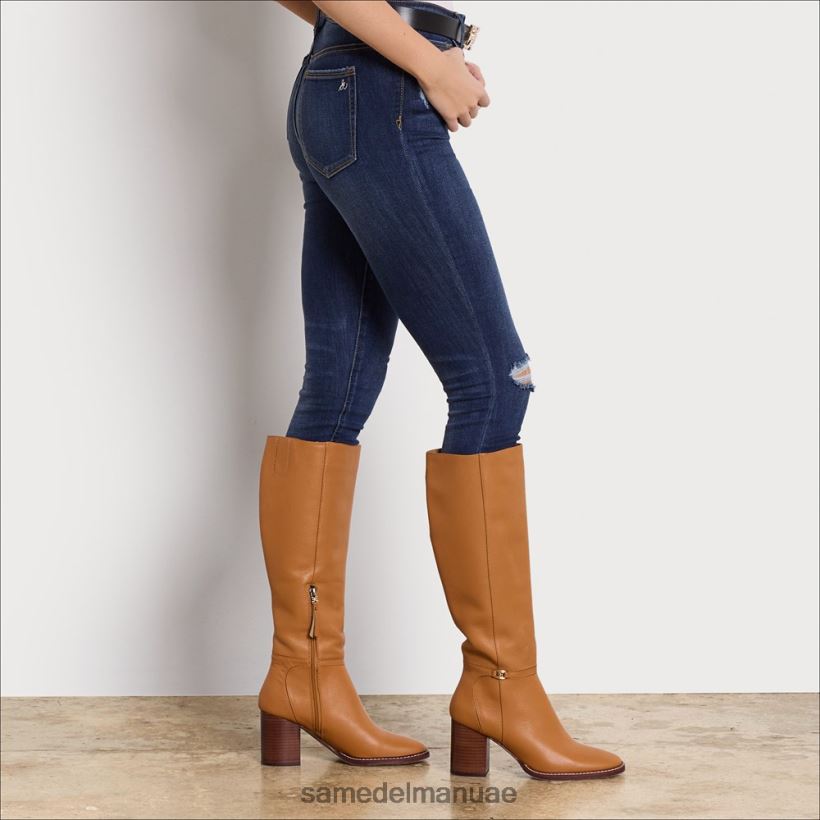 الكراميل أحذية Sam Edelman نحيف حذاء Elsy عالي الركبة 246L6T796