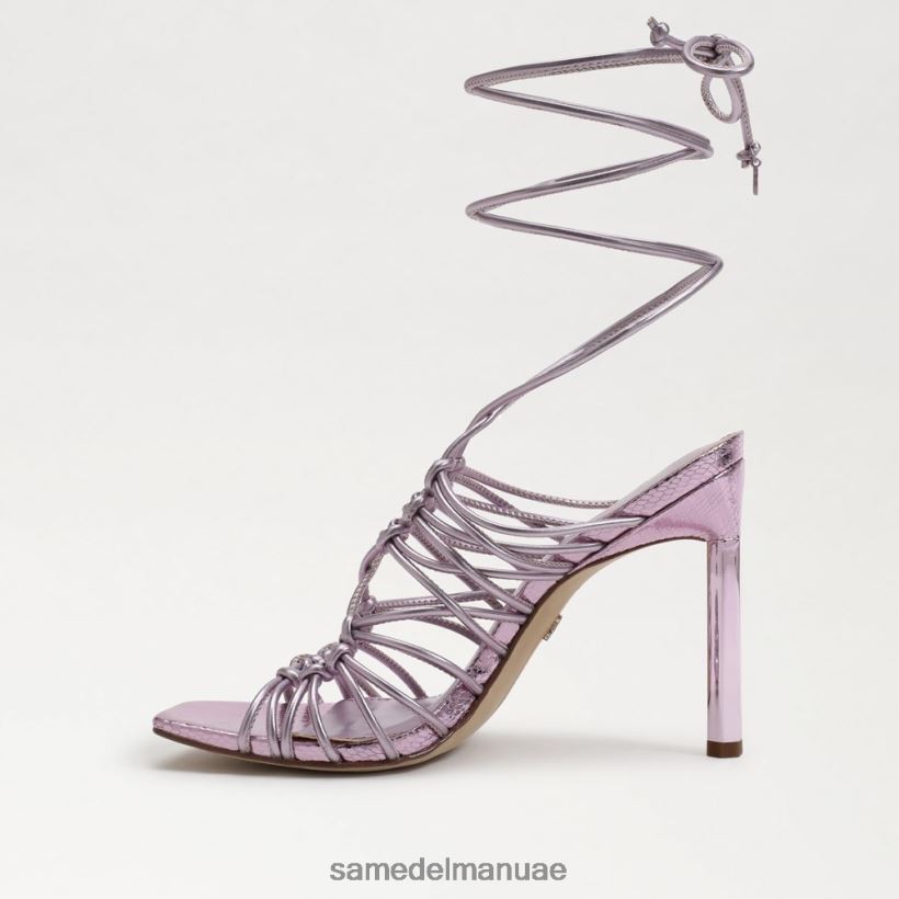 الكوارتز أرجواني أحذية Sam Edelman نحيف صندل LYLA برباط 246L6T440