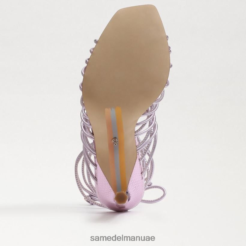 الكوارتز أرجواني أحذية Sam Edelman نحيف صندل LYLA برباط 246L6T440