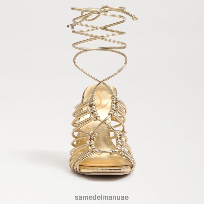 العنبر الذهب أحذية Sam Edelman نحيف صندل LYLA برباط 246L6T441