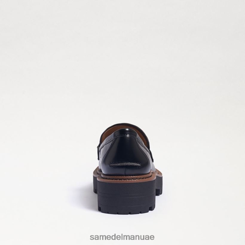صندوق أسود لامع أحذية Sam Edelman نحيف حذاء Laurs Lug الوحيد 246L6T428
