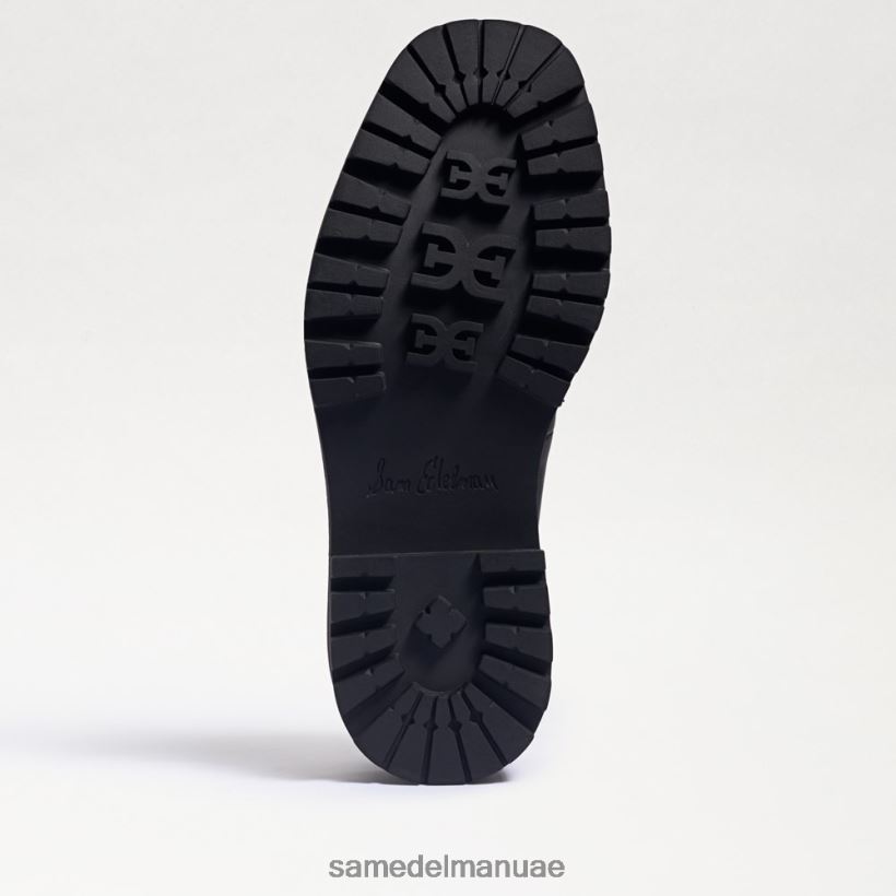 صندوق أسود لامع أحذية Sam Edelman نحيف حذاء Laurs Lug الوحيد 246L6T428