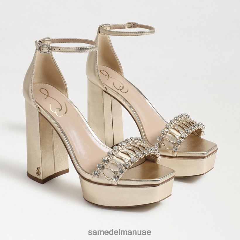 أوراق الذهب أحذية Sam Edelman نحيف كعب منصة Ninette 246L6T759