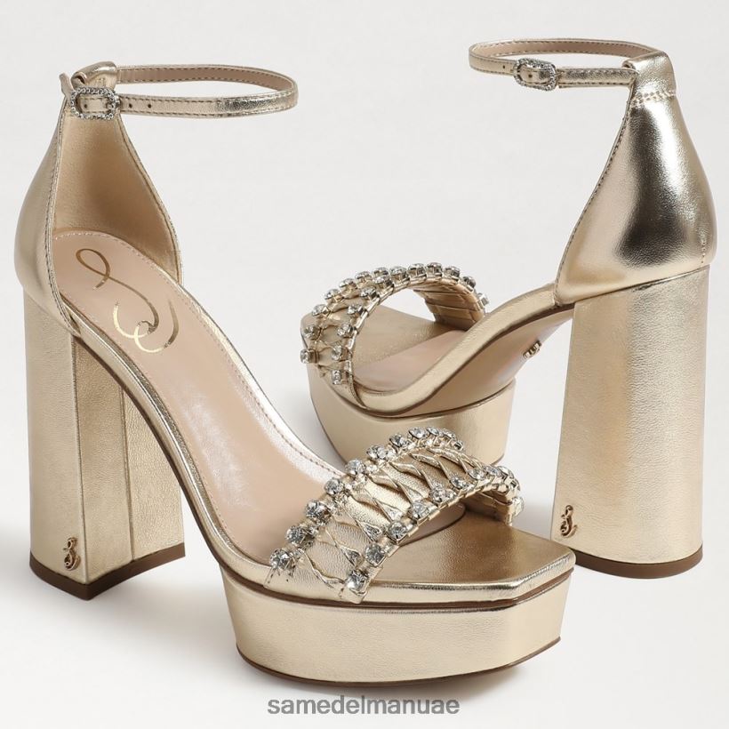 أوراق الذهب أحذية Sam Edelman نحيف كعب منصة Ninette 246L6T759