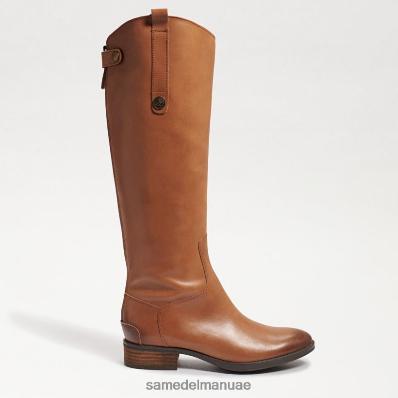 جلد الويسكي أحذية Sam Edelman نحيف حذاء ركوب الخيل Penny2 واسع من جلد العجل 246L6T436