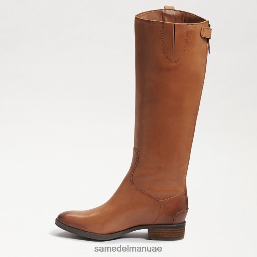 جلد الويسكي أحذية Sam Edelman نحيف حذاء ركوب الخيل Penny2 واسع من جلد العجل 246L6T436