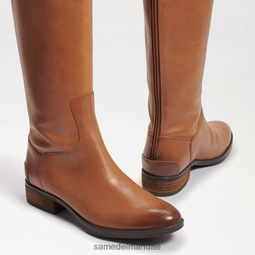 جلد الويسكي أحذية Sam Edelman نحيف حذاء ركوب الخيل Penny2 واسع من جلد العجل 246L6T436
