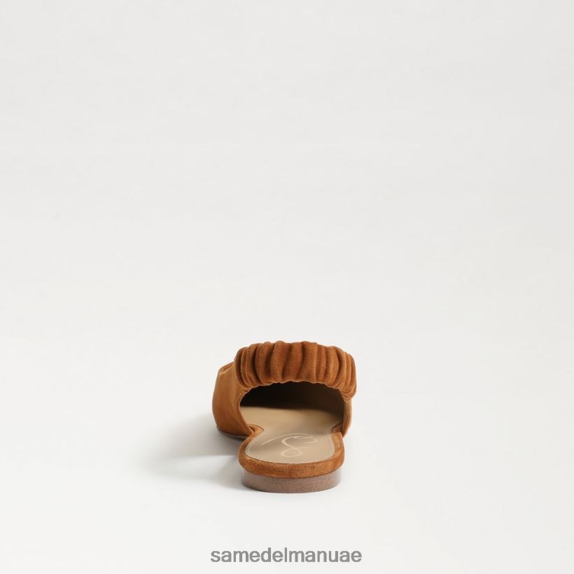 البني الحدودي أحذية Sam Edelman نحيف ويتني Slingback وأشار اصبع القدم شقة 246L6T739