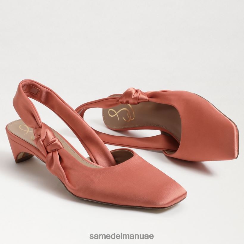 كانيون برتقالي أحذية Sam Edelman نحيف ميريديث كعب هريرة Slingback 246L6T878