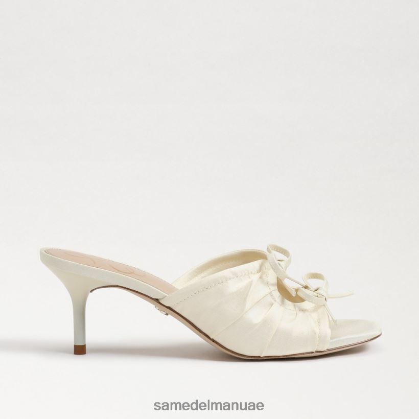 العاج اللؤلؤي أحذية Sam Edelman نحيف كعب بيا Strappy 246L6T598