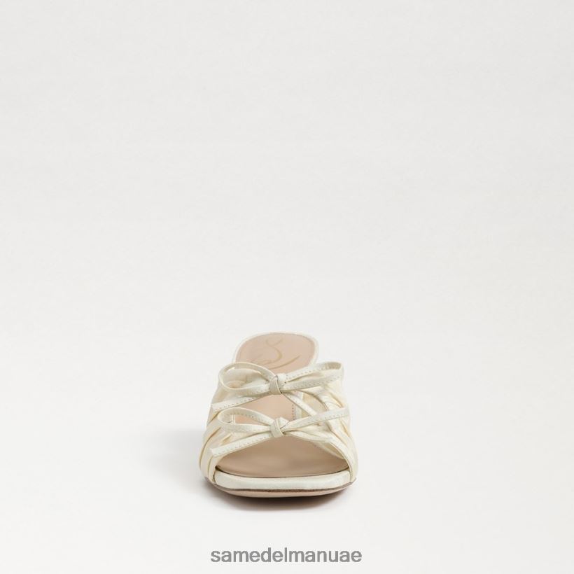 العاج اللؤلؤي أحذية Sam Edelman نحيف كعب بيا Strappy 246L6T598