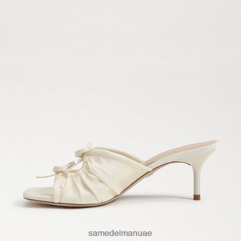 العاج اللؤلؤي أحذية Sam Edelman نحيف كعب بيا Strappy 246L6T598