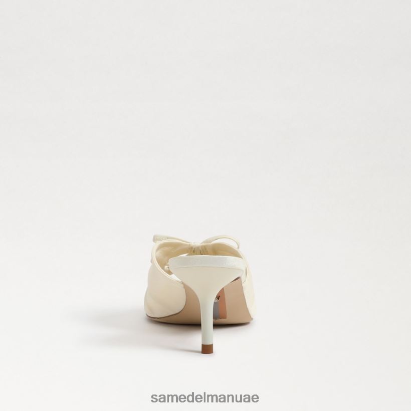 العاج اللؤلؤي أحذية Sam Edelman نحيف كعب بيا Strappy 246L6T598
