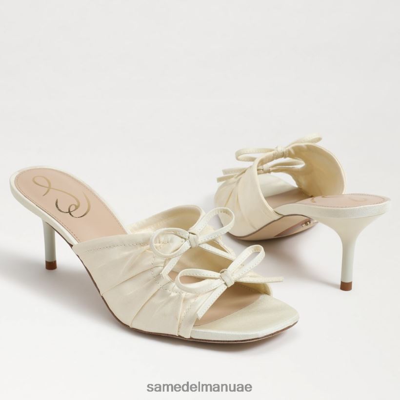 العاج اللؤلؤي أحذية Sam Edelman نحيف كعب بيا Strappy 246L6T598