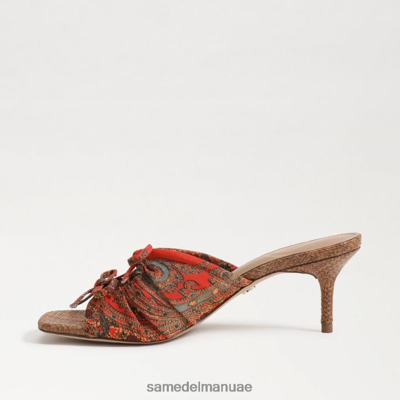 الخشخاش البرتقالي أحذية Sam Edelman نحيف كعب بيا Strappy 246L6T599