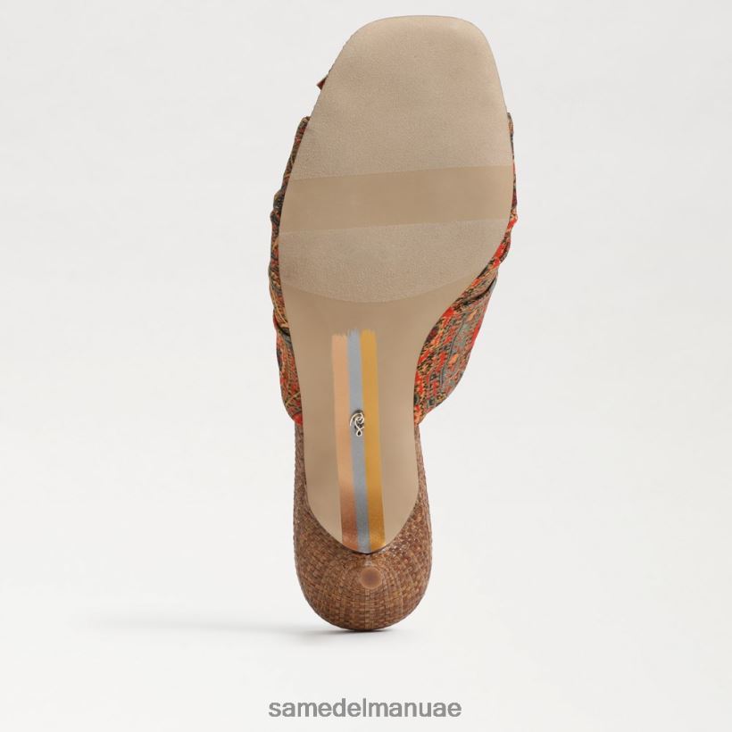 الخشخاش البرتقالي أحذية Sam Edelman نحيف كعب بيا Strappy 246L6T599