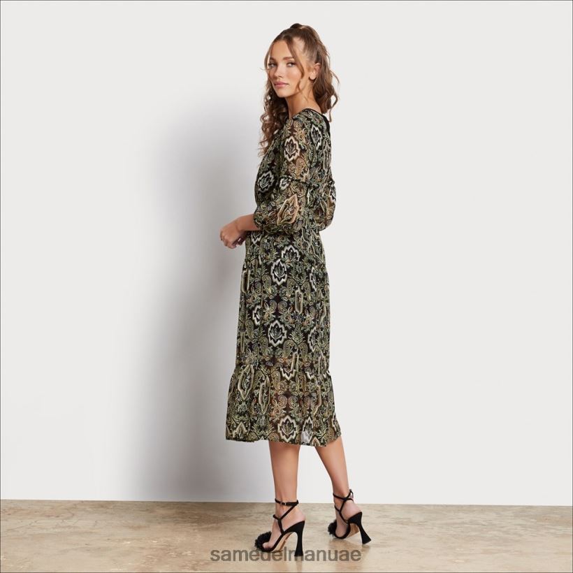 أخضر غامق ثياب Sam Edelman نحيف مرحبا الرقبة ماكسي loden 246L6T1159