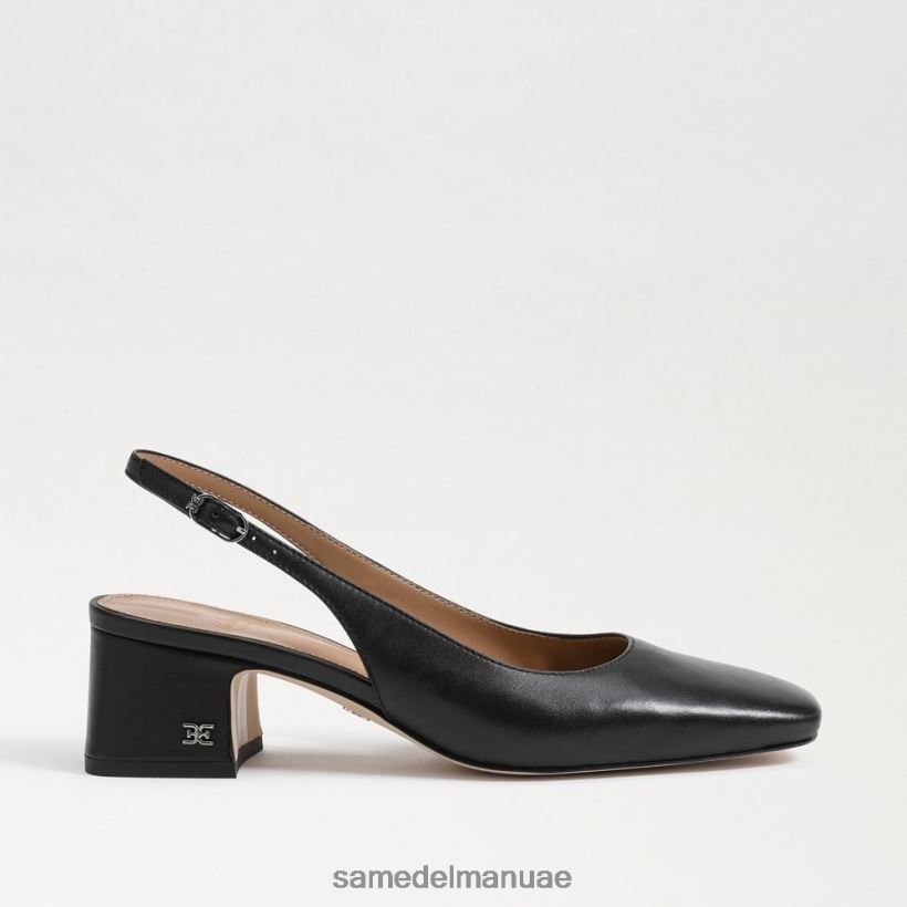أسود أحذية Sam Edelman نحيف كعب تيرا slingback هريرة 246L6T189