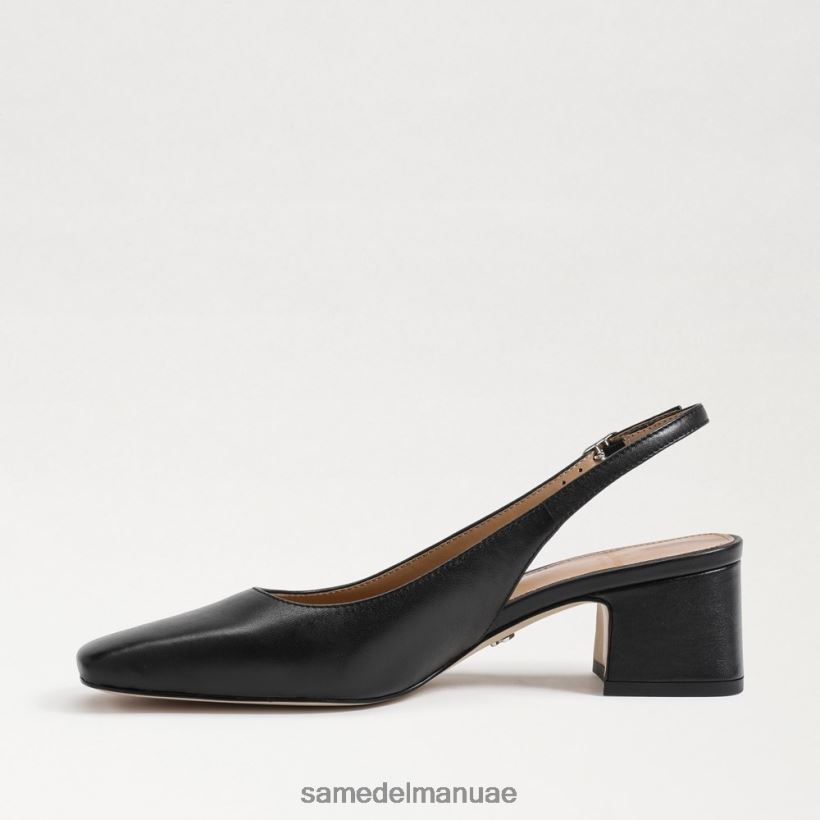 أسود أحذية Sam Edelman نحيف كعب تيرا slingback هريرة 246L6T189