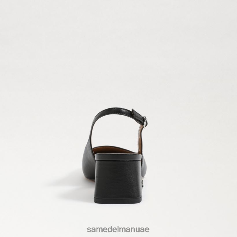 أسود أحذية Sam Edelman نحيف كعب تيرا slingback هريرة 246L6T189