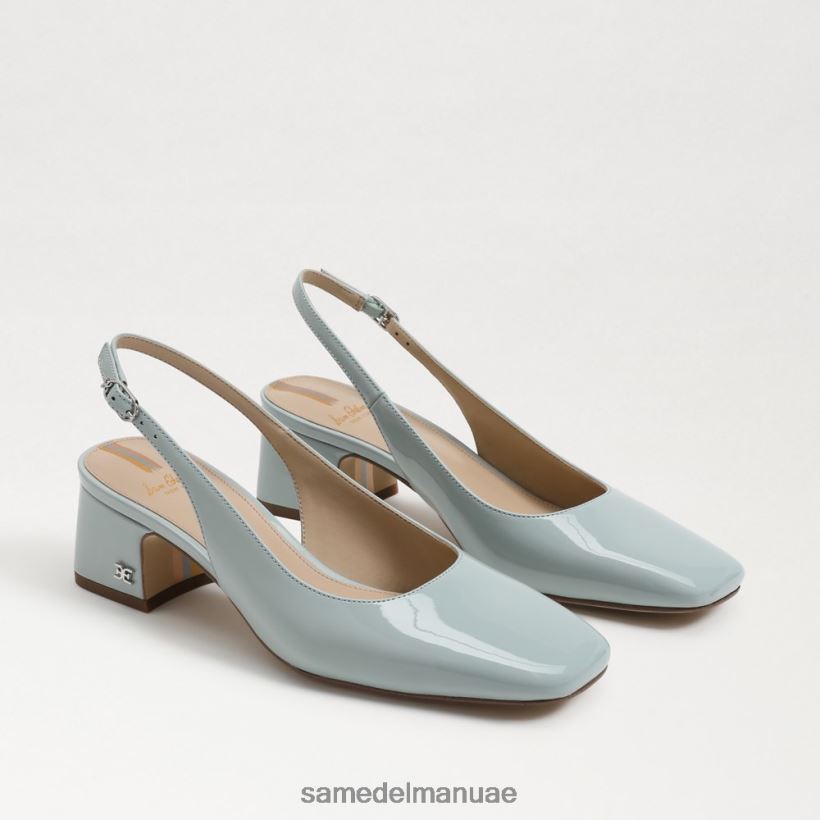 زبد البحر الأزرق أحذية Sam Edelman نحيف كعب تيرا slingback هريرة 246L6T190