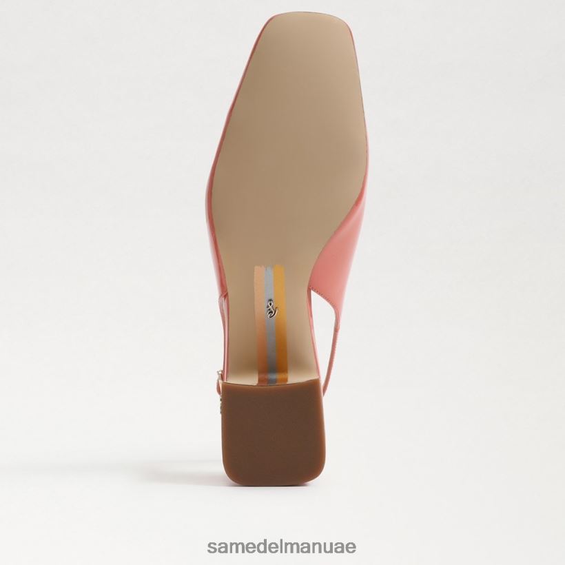 الطين الوردي أحذية Sam Edelman نحيف كعب تيرا slingback هريرة 246L6T191