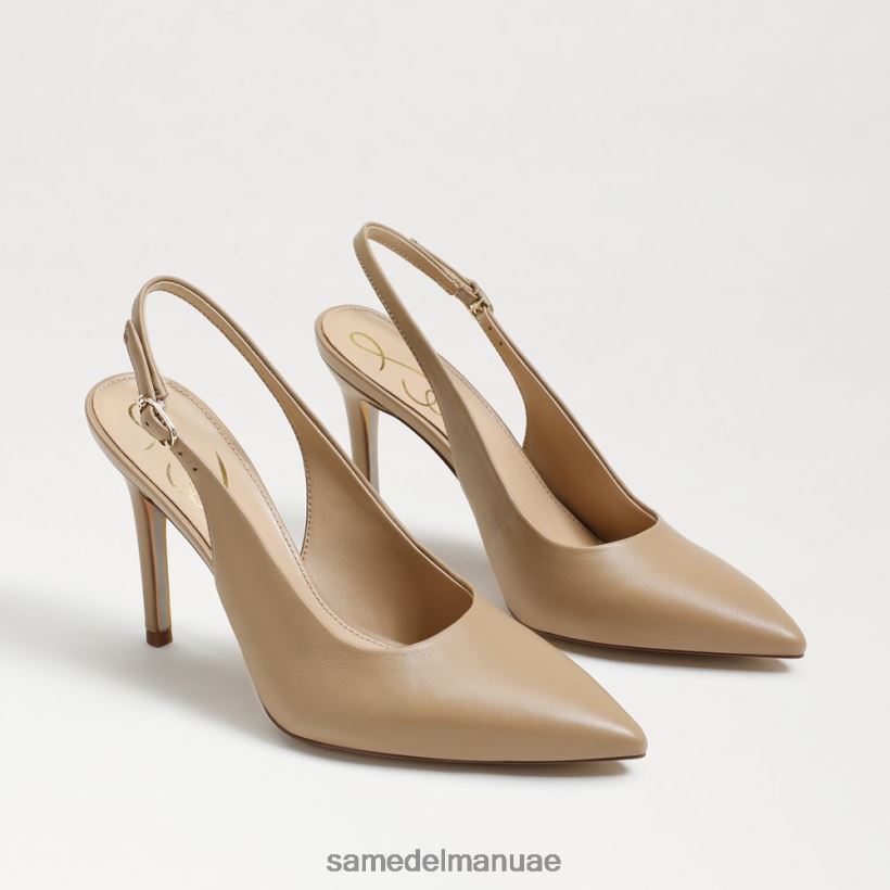 بيج فاتح أحذية Sam Edelman نحيف مضخة عسلي slingback 246L6T661