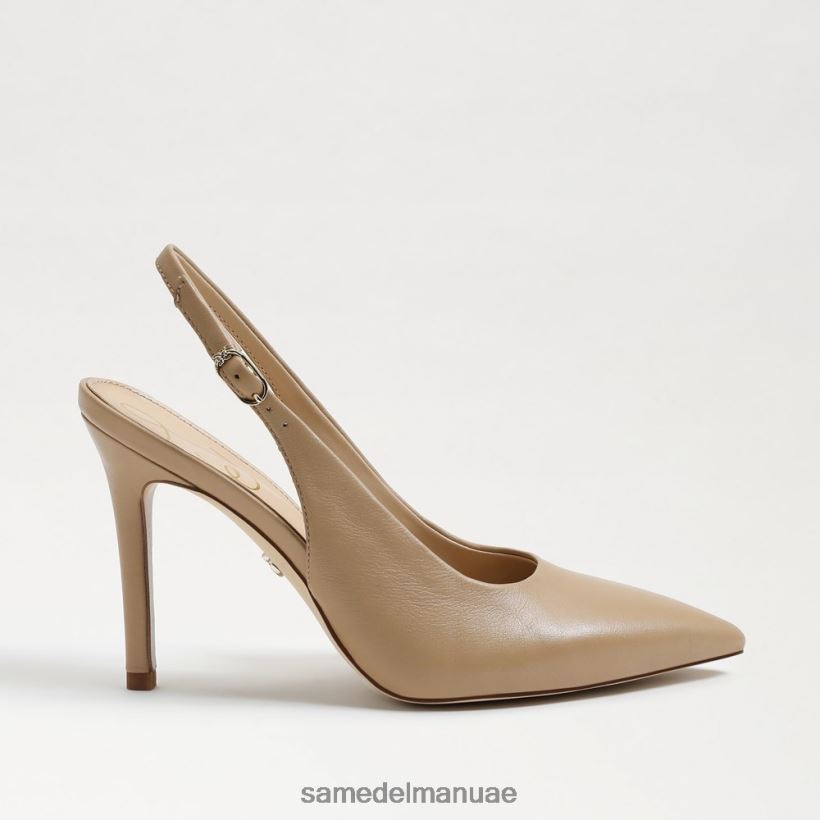 بيج فاتح أحذية Sam Edelman نحيف مضخة عسلي slingback 246L6T661