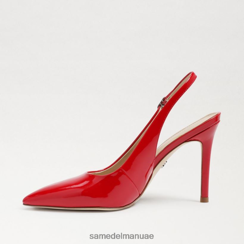 براءة اختراع روبي الأحمر أحذية Sam Edelman نحيف مضخة عسلي slingback 246L6T664