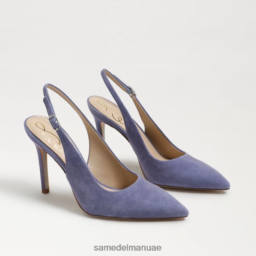 البنفسجي المغبر أحذية Sam Edelman نحيف مضخة عسلي slingback 246L6T666