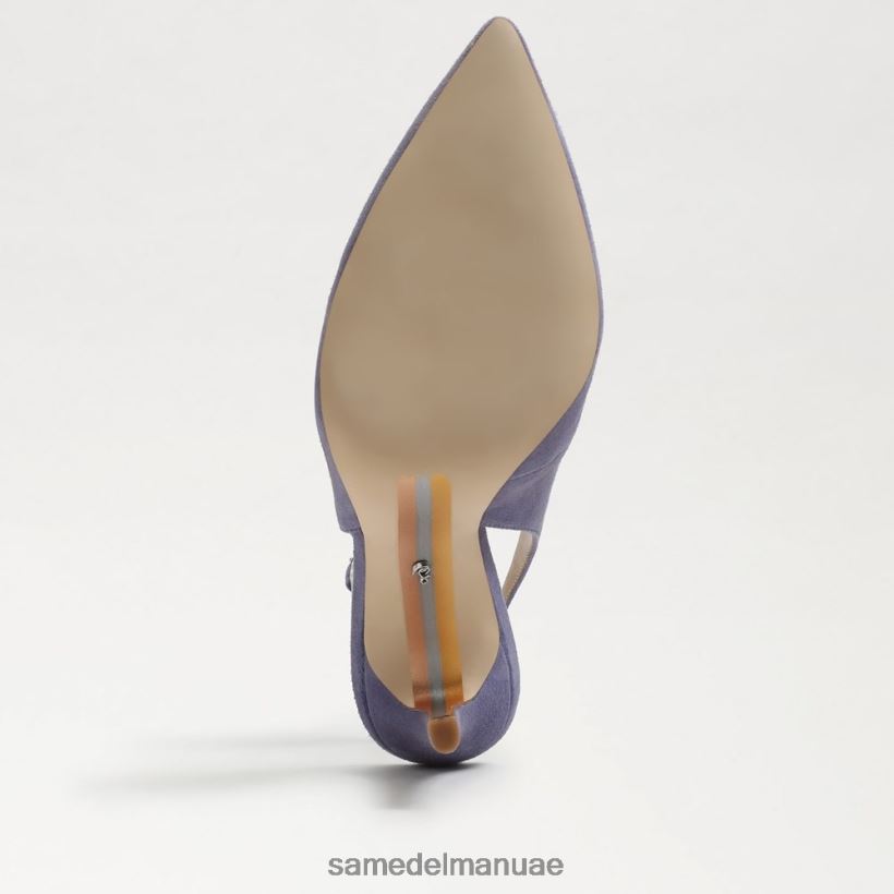 البنفسجي المغبر أحذية Sam Edelman نحيف مضخة عسلي slingback 246L6T666
