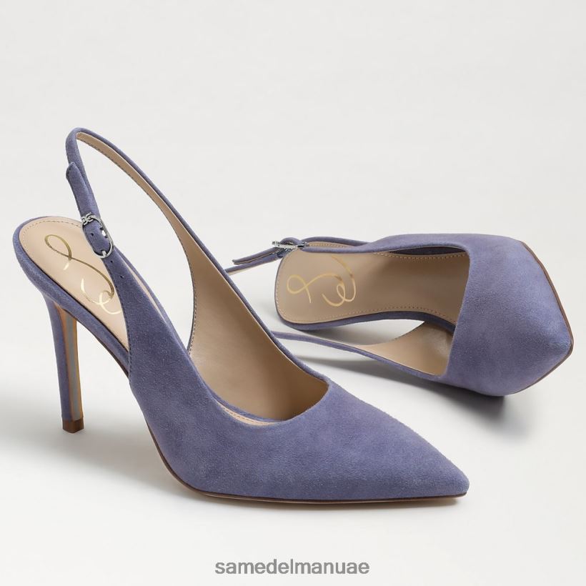 البنفسجي المغبر أحذية Sam Edelman نحيف مضخة عسلي slingback 246L6T666
