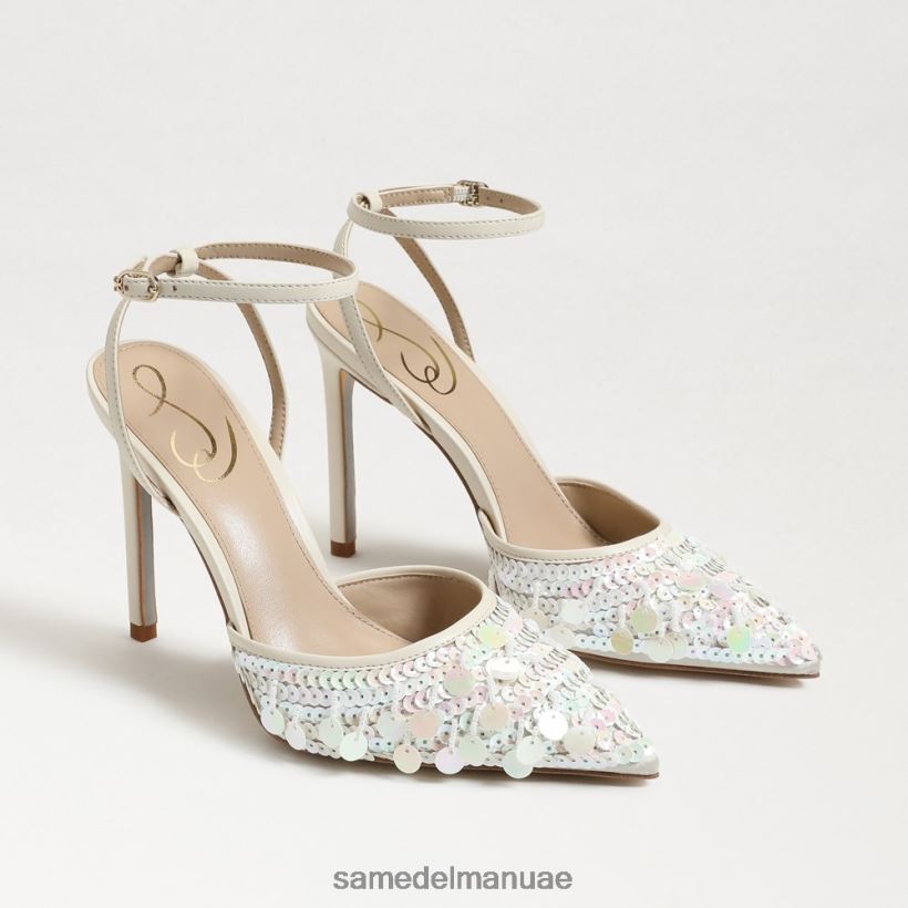 الترتر العاجي الحديث أحذية Sam Edelman نحيف أفريل slingback مضخة 246L6T734