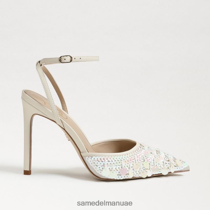 الترتر العاجي الحديث أحذية Sam Edelman نحيف أفريل slingback مضخة 246L6T734