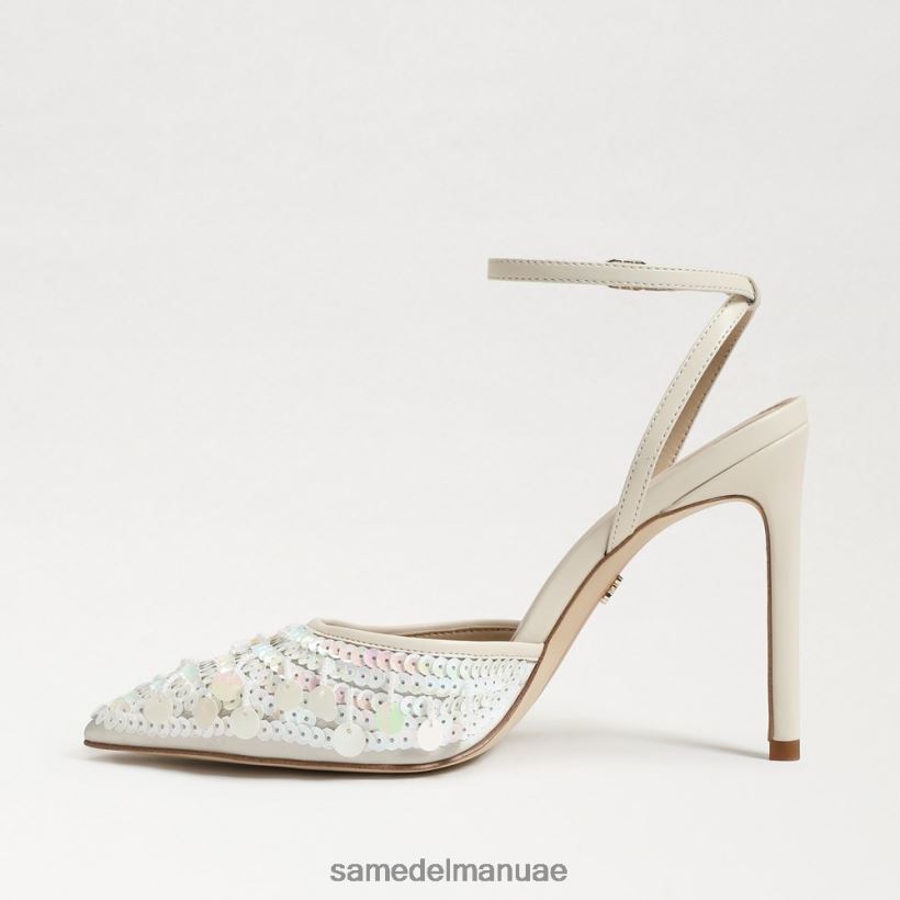 الترتر العاجي الحديث أحذية Sam Edelman نحيف أفريل slingback مضخة 246L6T734