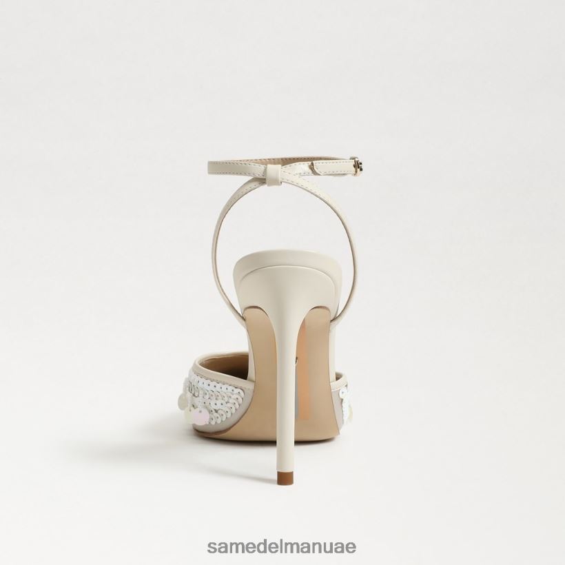 الترتر العاجي الحديث أحذية Sam Edelman نحيف أفريل slingback مضخة 246L6T734