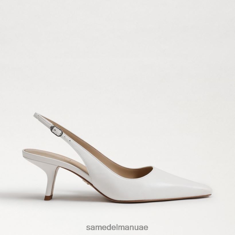ناصعة البياض أحذية Sam Edelman نحيف مضخة بيانكا slingback 246L6T90