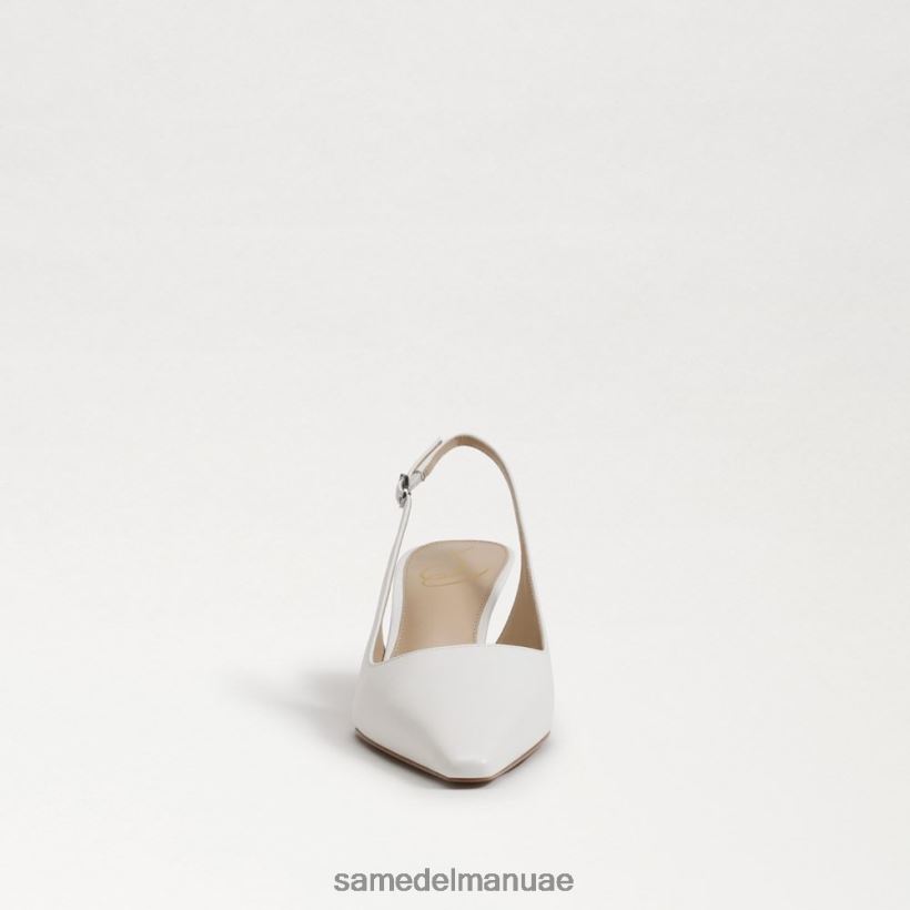 ناصعة البياض أحذية Sam Edelman نحيف مضخة بيانكا slingback 246L6T90